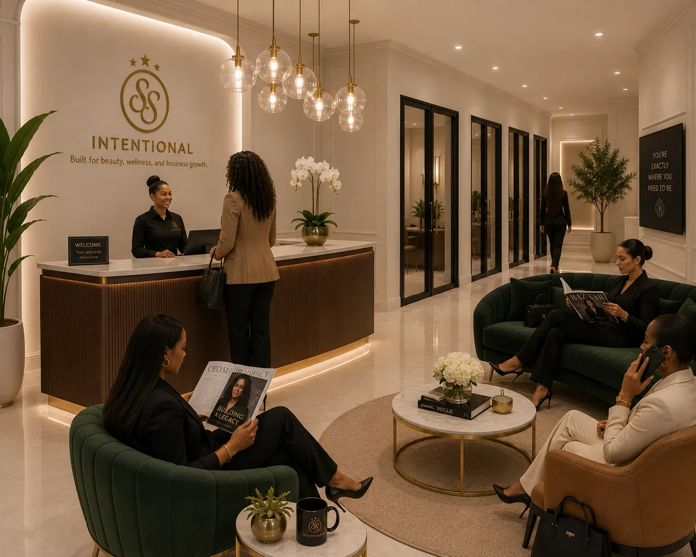 Signature Studios concierge lobby